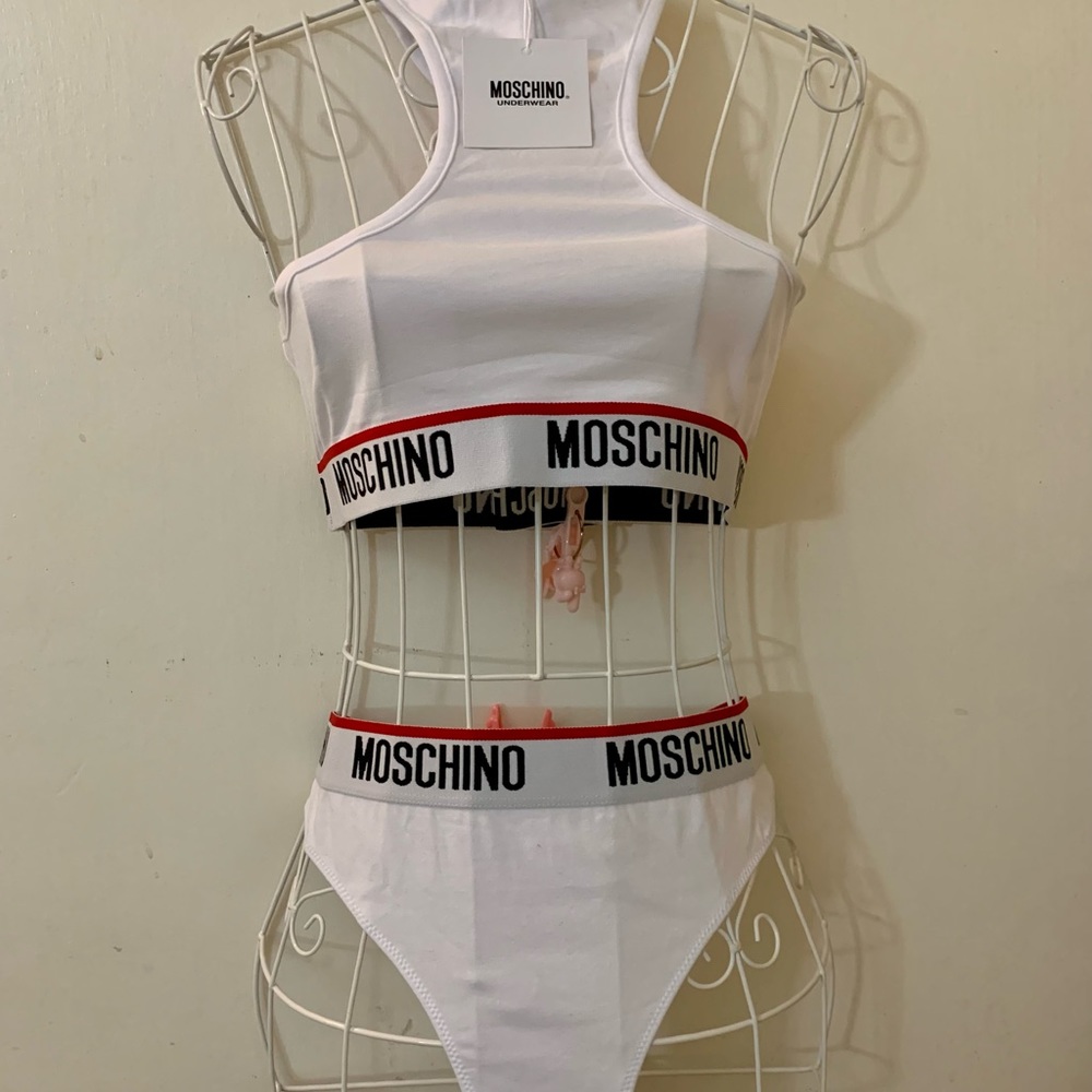 MOSCHINO Bralette and Underwear Set